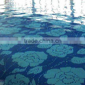 LJ JY-P-W04-B Swimming Pool Tile Blue Mosaic Glass Winter Flowers Pattern