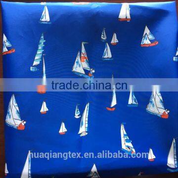 Sailboat Print Imitation Memory Fabric for Jacket Cotton-padded Jacket photo-6