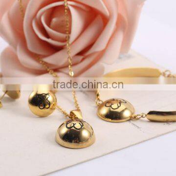 Fashion Bear Design Rhinestone Gold Plated Jewelry Sets With Bracelet , Necklace and Earring Jewelry Sets