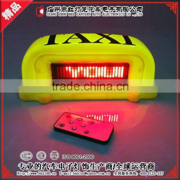 (Factory Direct)LED Taxi Light With Display Screen Taxi Billboard Roof Light