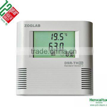 High precision Temperature Data Recorder, Humidity Data Logger with Alarm