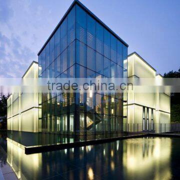 High quatily facade structural glass curtain wall price for high building project