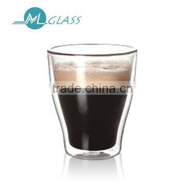 Hot sale 200ml double wall glass coffee cups cup N6079