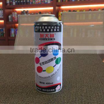 !!!Hot refillable aerosol spray can 400ml CMYK printing manufacturer