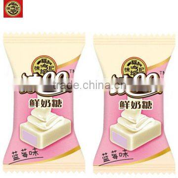 HFC 'Nong 99' 3921 bulk fresh milk candy blueberry filling