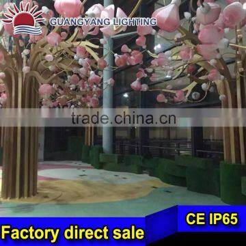 outdoor fake plant artficial led airport decoration flower expensive special light