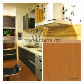 woodgrain matt decorative pvc film for furniture