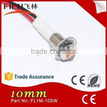 solar water heater LED indicator snap acting 10mm mini signal light