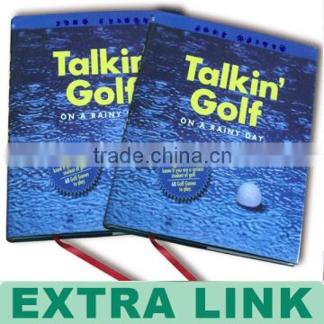 Golf sport gule binding catalogue book printing