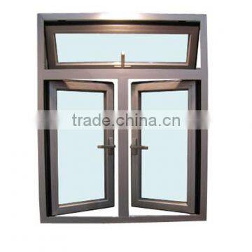 aluminium double casement window