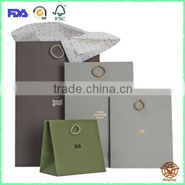 Luxury Matte Paper Bag , Factory Driect Sale Shopping Paper Bag
