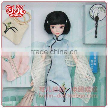 Chinese plastic doll toy fashion gift