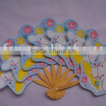 7-stem hand fan