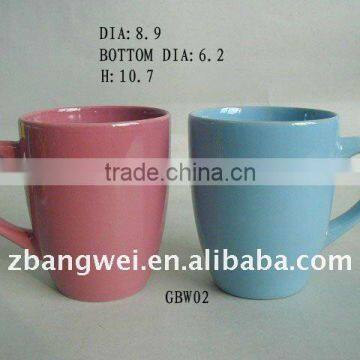 color glaze mug