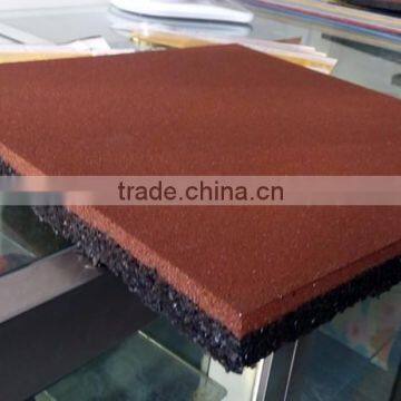 Outdoor high quality elastic rubber brick / rubber floor tile