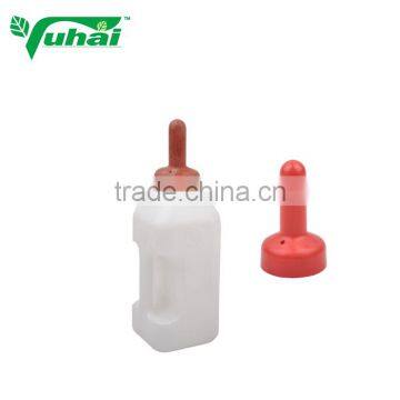 Farm Natural Rubber Non-toxic 2L animal feeding bottle for cow and goat