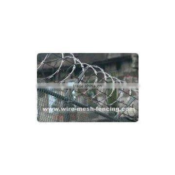 ISO9001:2008 Alibaba China high quality Cross razor concertina razor barbed wire with best price