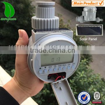 wireless solar water timer for garden irrigation