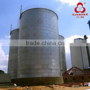 Hot-galvanized steel silo