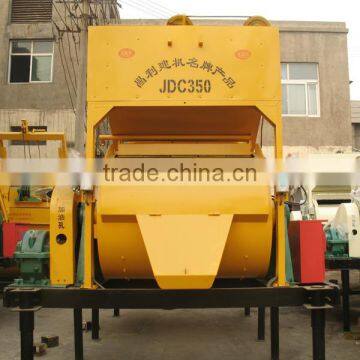 Hot sale single shaft JDC350 18m3/h concrete mixer parts