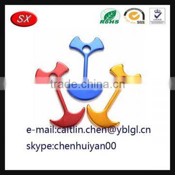 Professional Customized Dual Holes Aluminum Rope Buckle photo-3