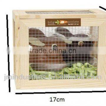 Wooden Rabbit Pet Cage with FSC Certificate