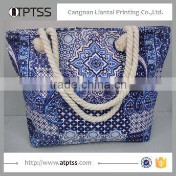 elegant new design cotton shopping popular generous fashion canvas tote bag