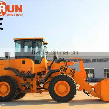 Qingdao Everun Mini Wheel Loader 3.0 Ton Front Loader With Wooden Forks photo-5