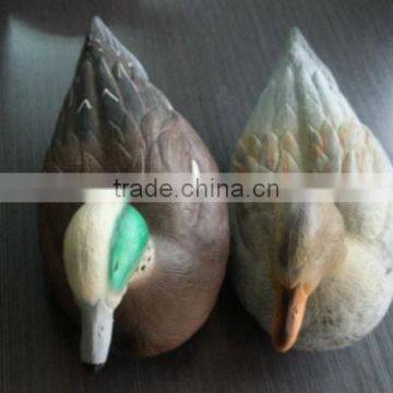 OEM Blow Molding Plastic female and male duck decoys