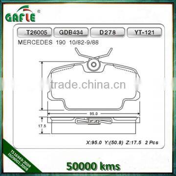 Brake Pads for Mercedec Benz D278