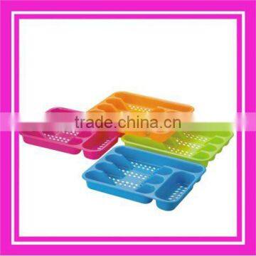 colorful good quality plastic cutlery holder in home