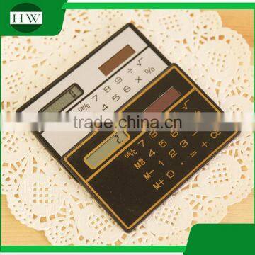 Wholesale Promotion Custom Plastic Mini Portable Ultrathin Card Kids Square Pocket Solar Scientific Counter Calculator photo-2