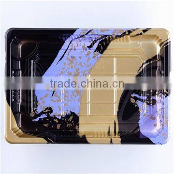 Big Rectangular Flower Japan Food Sushi Food Plate photo-6