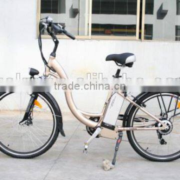250W Rear Motor,36V10A Lithium Battery,Sinwave Controller,LED Display CE Woman Electric Bike photo-2