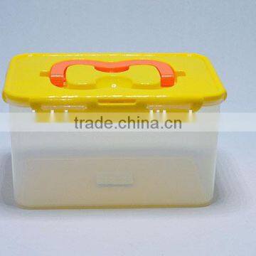 plastic storage canister with handle