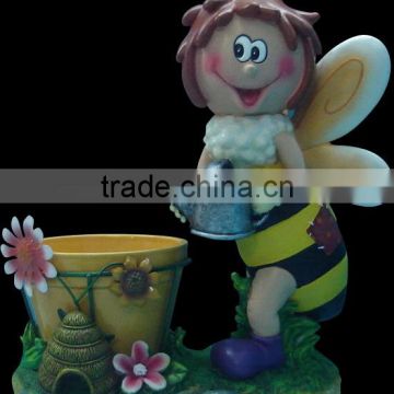 plant pot flower pot polyresin garden animal