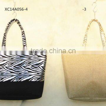 Popular Canvas Beach Bag With Printed Pattern photo-3