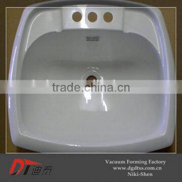 Customized Bathroom Plastic Sinks by Vacuum Forming