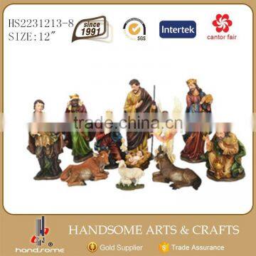 30 Inch Big Size Catholic Polyresin Christmas Nativity Set photo-4