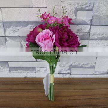 Artificial Bouquet Flowers Silk Flower Bundle photo-3