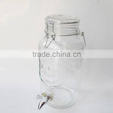 High Quality Glass Beverage Dispenser for Ice Cold Drinking photo-2