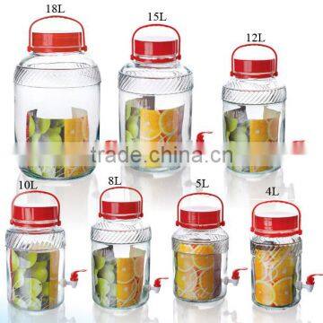 huge glass storage liquid/wine bottles dispenser PJ29