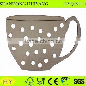 Tabletop Tea Coffee Cup Wood Coaster photo-3