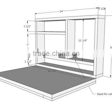 Folding Wall-mounted Wall Shelf Drop-leaf Desk Kids Living Room Wall Mounted Down Study Table Children Table photo-2
