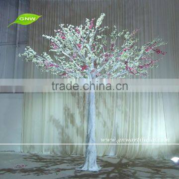 GNW BLS1604001 New coming white pink cherry blossom tree for decoration