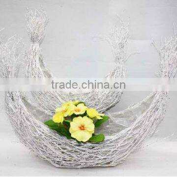 bamboo flower arranging basket