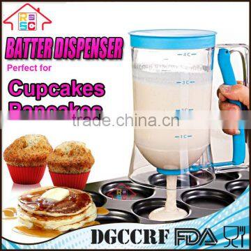 NBRSC Competitive Factory Price Cupcake Pancake Cake Batter Dispenser Mix Pastry Jug Baking Maker Tools