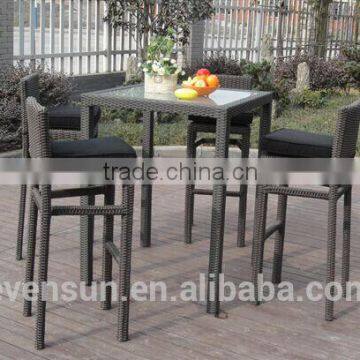 Club Pub Furniture Aluminium Rattan Bar Stool, Bar Stool Chair, Bar Stool High Chair photo-5