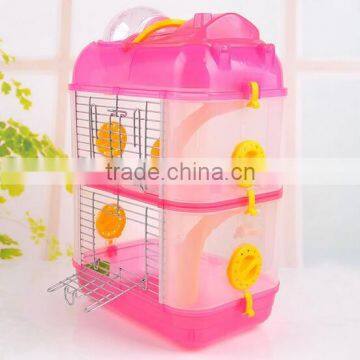 2016 Hot Selling 2 Layers Acrylic Hamster Cage Hamster House Pet Cage photo-2