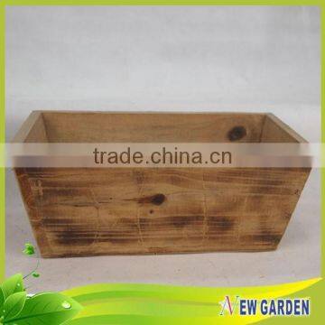 Wooden Ecologically Cheap Garden Decoration Rectangular Planter photo-4